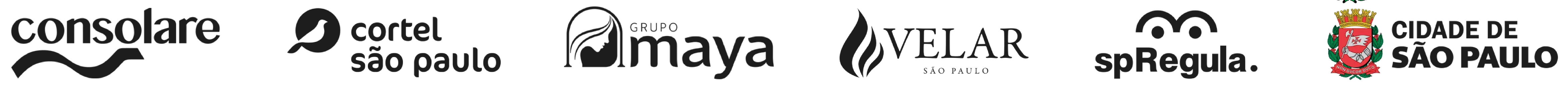 Logos das concessionárias de serviços funerários e cemiteriais